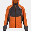 Regatta Childrens/Kids Prenton Lightweight Fleece Jacket - Autumn Maple/Dark Grey - Orange - 11