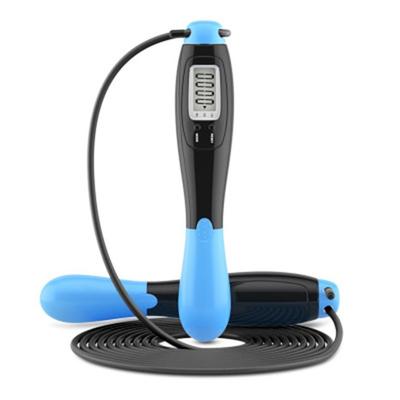 Vigor Electronic Digital Cordless Jump Ropes For Calorie Consumption Fitness Body Building Exercise - Blue