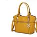 MKF Collection by Mia K Janise Solid Tote Handbag - Yellow