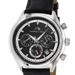 Porsamo Bleu Dylan Men's Leather Watch, 871BDYL - Black - 41MM