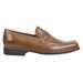 Sandro Moscoloni Basil Mocc Toe Double Gore Penny S.O. Loafer - Brown - 8.5