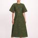 Marchesa Rosa Dhalia Midi Dress - Green - Green