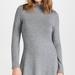 Vince Long Sleeve Short Sweater Dress - Grey