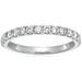 Vir Jewels 1/2 cttw Diamond Wedding Band For Women, Certified SI2-I1 Diamond Wedding Band In 14K White Gold 13 Stones - White - 8