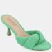 Journee Collection Women's Mannon Pumps - Green - 9.5