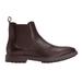 Base London Mens Garrison Leather Chelsea Boots - Dark Brown - Brown - 13