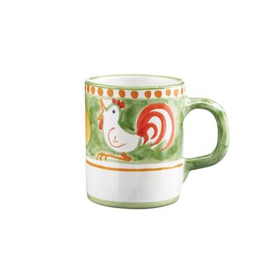 Vietri Campagna Gallina Mug - Green - 12 OZ