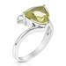 Vir Jewels 2.20 Cttw Lemon Quartz Ring .925 Sterling Silver Rhodium Trillion Shape 10 MM - Grey - 9