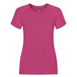 Fruit of the Loom Fruit Of The Loom Ladies/Womens Performance Sportswear T-Shirt (Fuchsia) - Pink - M