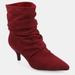 Journee Collection Journee Collection Women's Tru Comfort Foam Jo Bootie - Red - 6