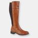 Cipriata Womens/Ladies Silvia Leather Zip High Leg Boot - Tan - Brown - 9