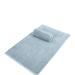 Classic Turkish Towels Classic Turkish Towels Genuine Cotton Soft Absorbent Piano Key Bath Mat 2 Piece Set - Blue
