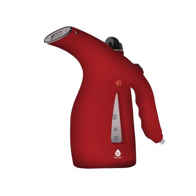PURSONIC 300ml Handheld Fabric Fast 2 Minute Heat-up Powerful Travel Clothes Garment Steamer - Red