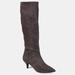 Journee Collection Journee Collection Women's Tru Comfort Foam Extra Wide Calf Vellia Boot - Grey - 8