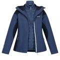 Regatta Womens/Ladies Wentwood VII 2 in 1 Waterproof Jacket - Dark Denim/Navy - Blue - 8