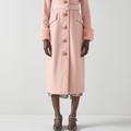 L.K. Bennett Bryony Pink Melange Coat - Pink