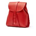 THE DUST COMPANY Leather Backpack Red Tribeca Collection - Red