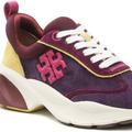 Tory Burch Women'S Good Luck Trainer Lace Up Sneakers - Purple