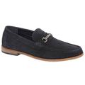 Roamers Mens Suede Slip-on Casual Shoes - Navy - Blue - UK 6 / US 7
