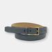 SFALCI 25mm Classic Beveled Edge Belt - Shark Grey w/Vintage Italian Buckle - Grey - 36''