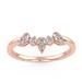 Brilliant Carbon Supernova Band In Rose Gold (0.15 Ct. Tw.) - Pink - 6