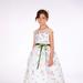 Marchesa Couture Kids Flower-Embroidered Silk-Organza Gown - White - 10A