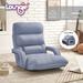Loungie Neela Recliner/Floor Chair, Mesh - Blue