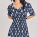 LOVESHACKFANCY Brickell Mini Dress - Blue - M