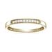 Vir Jewels 1/10 Cttw Diamond Wedding Band For Women, 10K Yellow Gold Wedding Band With 10 Stones Prong Set - Gold - 8.5