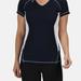 Regatta Activewear Womens Beijing Short Sleeve T-Shirt - Navy/White - Blue - 6