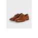 Burton Mens Leather Buckle Detail Loafers - Tan - Brown - 8