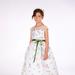 Marchesa Couture Kids Flower-Embroidered Silk-Organza Gown - White - 6A