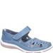 Fleet & Foster Womens/Ladies Jasmine Touch Fastening Mary Jane Shoe - Blue - Blue - 8