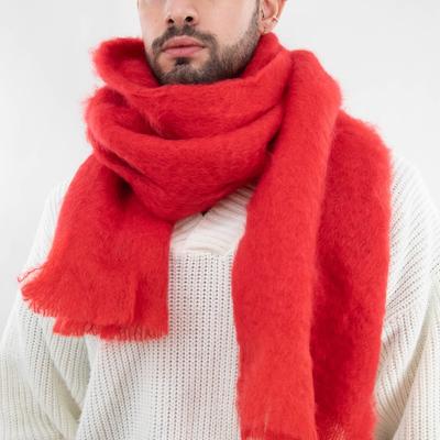 Sunday Morning Jane Mohair Scarf - Red