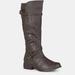 Journee Collection Journee Collection Women's Harley Boot - Brown - 7