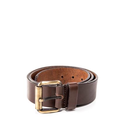 THE DUST COMPANY Leather Belt Dark Brown Size XL -...