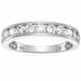 Vir Jewels 1 Cttw Wedding Band For Women, 14K White Gold Classic Diamond Wedding Band In Channel Set - White - 7