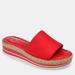 Journee Collection Journee Collection Women's Tru Comfort Foam Rosey Sandal - Red - 9.5