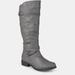 Journee Collection Journee Collection Women's Extra Wide Calf Harley Boot - Grey - 9