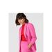 Principles Womens/Ladies Ruched Tailored Blazer - Candy Pink - Pink - 6