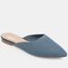 Journee Collection Women's Aniee Mule - Blue - 10