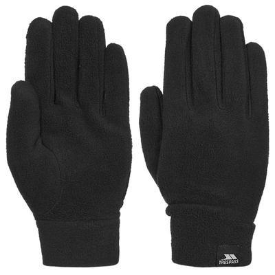 Trespass Mens Gaunt II Fleece Gloves - Black - M