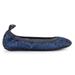 Yosi Samra Miss Samara Ballet Flat In Navy Glitter - Kids - Blue