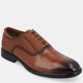 Vance Co. Shoes Vincent Plain Toe Oxford Shoe - Brown - 11