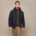 Burton Mens Quilted Hooded Regular Puffer Jacket - Navy - Blue - XL