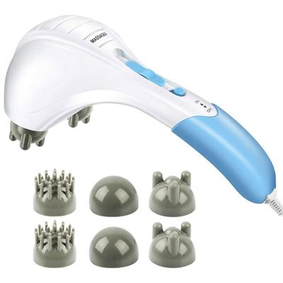 Fresh Fab Finds Handheld Percussion Massager - Double Head, Full Body Relaxation - White