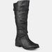Journee Collection Journee Collection Women's Extra Wide Calf Harley Boot - Black - 8.5