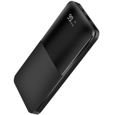 Fresh Fab Finds 20K mAh Portable Charger Power Bank - Dual USB Ports, Digital Display - Black