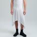 FANG Square Neck Ribbed Dress - White - XL (MAN XL / WOMAN XXL)