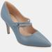 Journee Collection Women's Sidney Narrow Width Pump - Blue - 12